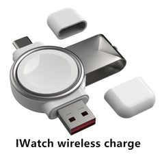 3-in-1 Wireless Magsafe Charger Stand-QPD