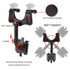 360° Rotatable Smart Phone Car Holder-QPD